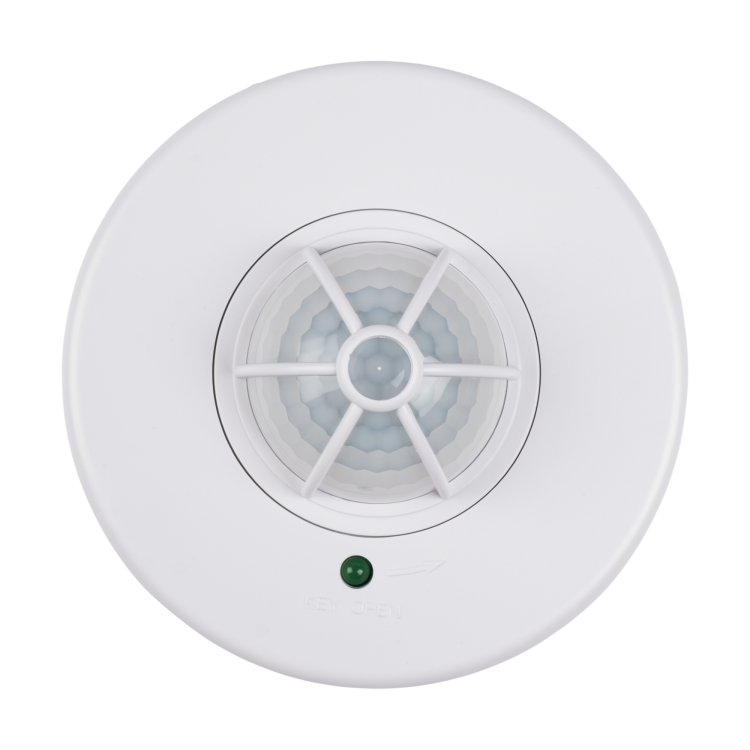 Картинка Jazzway Датчик движения PMS-IR 024 1200Вт 360° 2-6м WH IP20 (.5012974) в интернет-магазине Форум Электро в Москве