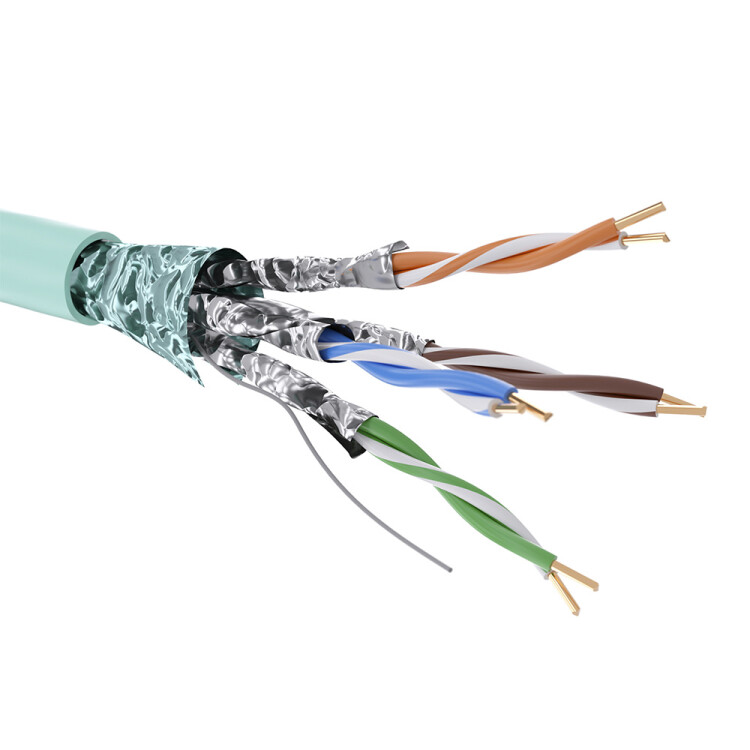 DKC Кабель CAT 6А, F/FTP, нг(А)-HF, бухта 500м, аква (RN6AFFA01AQ) превью в интернет-магазине электрики Форум Электро в Москве