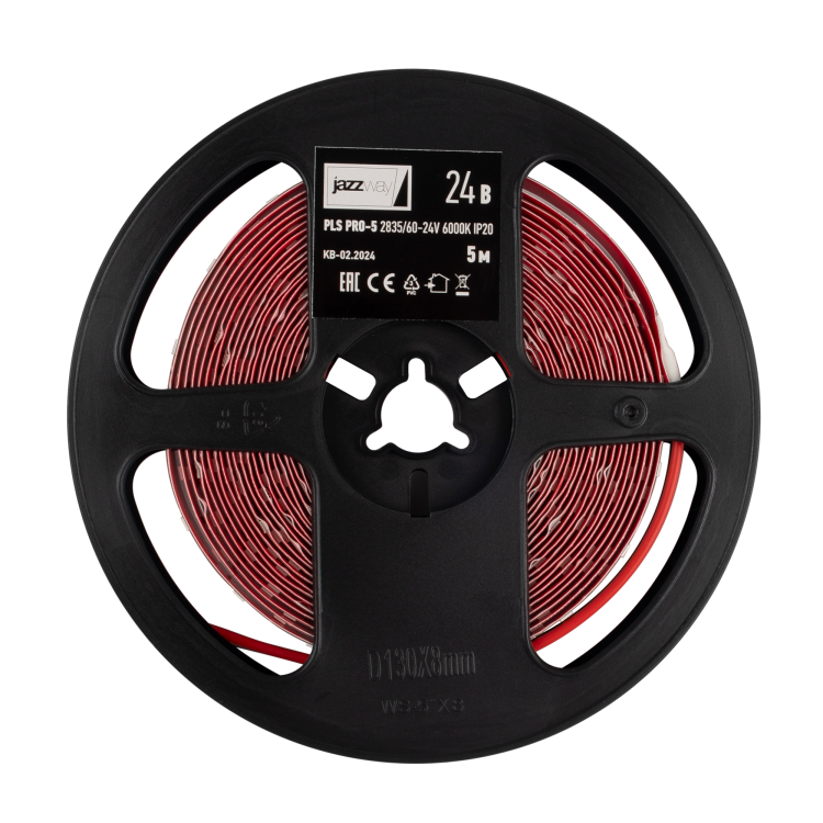 Jazzway Лента PLS PRO-5 2835/ 60-24V 6000K 6W/m IP20-5m (.5055735) превью в интернет-магазине электрики Форум Электро в Москве
