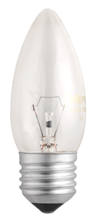 Jazzway Лампа накаливания B35 240V 40W E27 clear (.3320546) превью в интернет-магазине электрики Форум Электро в Москве