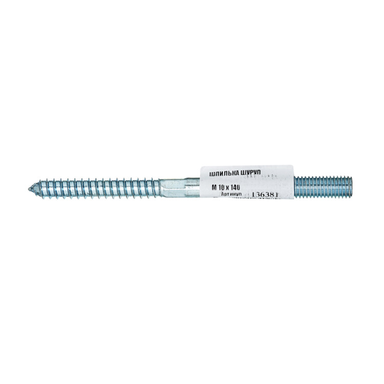 Шуруп-шпилька М10х140 - накл. Tech- Krep (136381) превью в интернет-магазине электрики Форум Электро в Москве