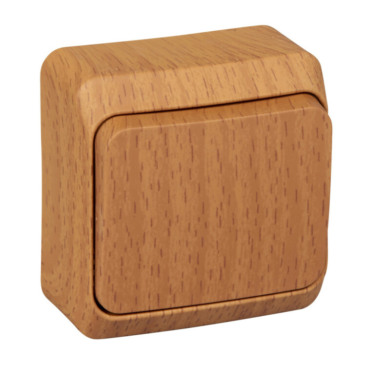 Картинка ЭТЮД О/У 1-клавишный ПЕРЕКЛЮЧАТЕЛЬ 10 АХ, БУК, Россия (BA10-004T) в интернет-магазине Форум Электро в Москве