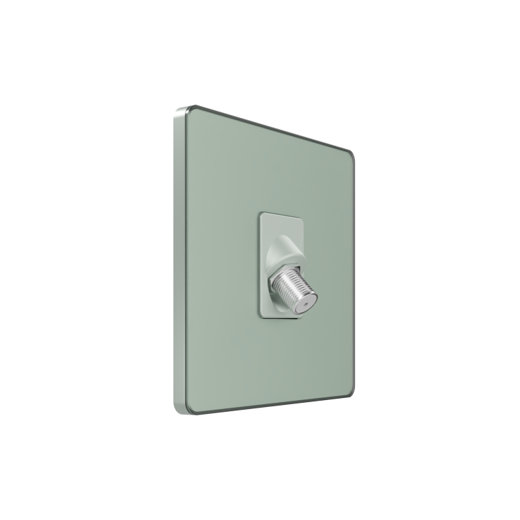 Картинка Systeme Electric Systeme Infinity Таежное утро Розетка телевизионная TV/FM/SAT 5-2400MГц (FSE000898) в интернет-магазине Форум Электро в Москве