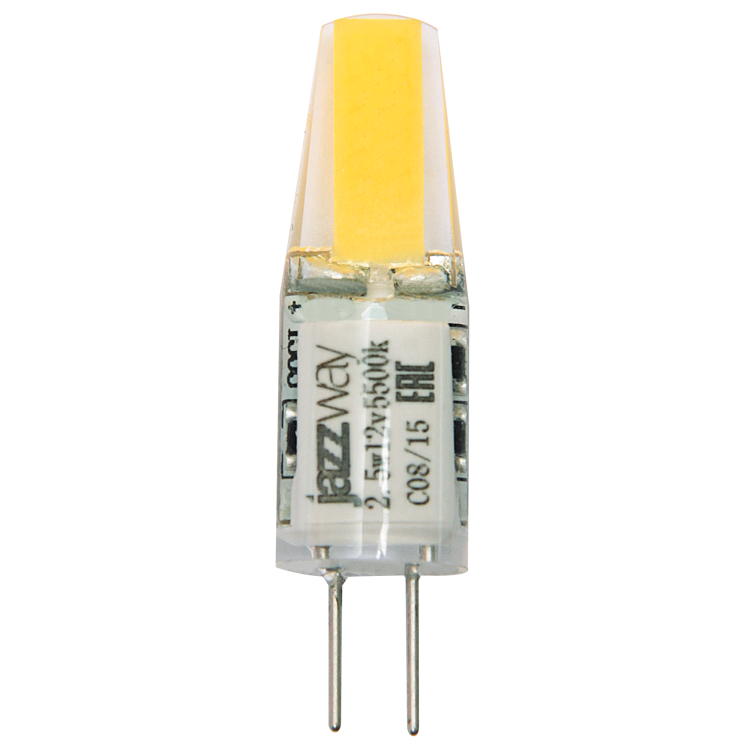 Jazzway Лампа светодиодная (LED) капсульная d10мм G4 2.5Вт 12В холодная дневного света 5500К (.2855770) превью в интернет-магазине электрики Форум Электро в Москве