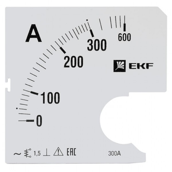 EKF Шкала сменная для A961 300/5А-1,5 PROxima (s-a961-300) превью в интернет-магазине электрики Форум Электро в Москве