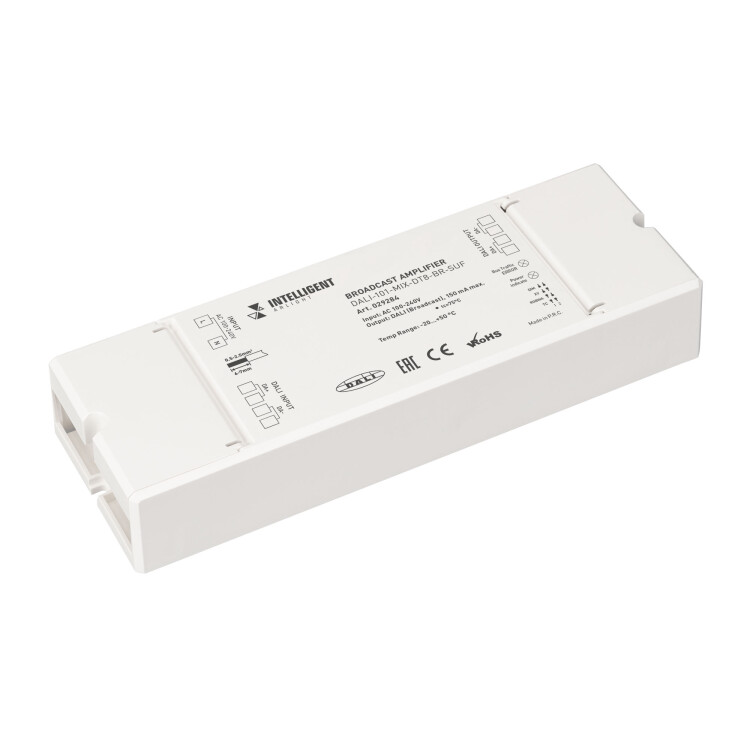 Arlight INTELLIGENTIGHT Усилитель DALI-101-MIX-DT8-BR-SUF (DALI bus, 230V) (I-) (029284) превью в интернет-магазине электрики Форум Электро в Москве