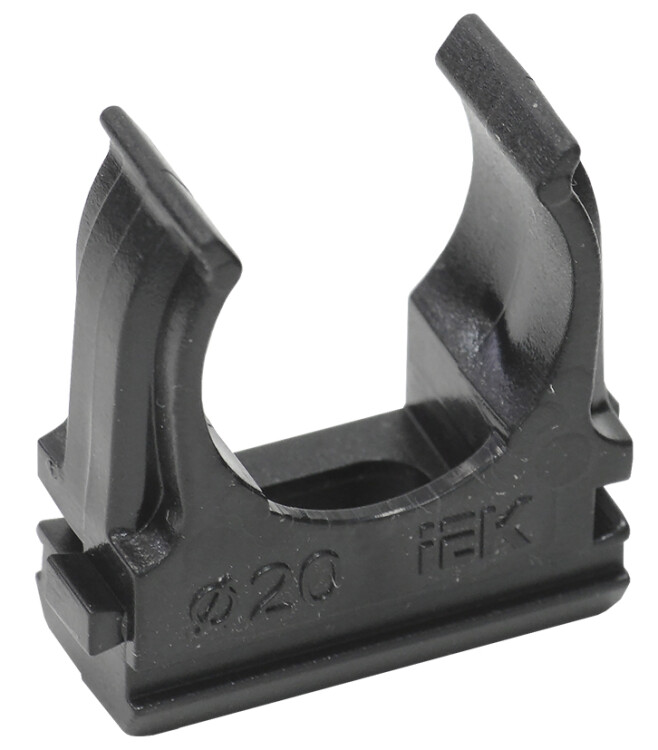 IEK ELASTA Держатель с защёлкой CF20 черный (CTA10D-CF20-K02-100) превью в интернет-магазине электрики Форум Электро в Москве