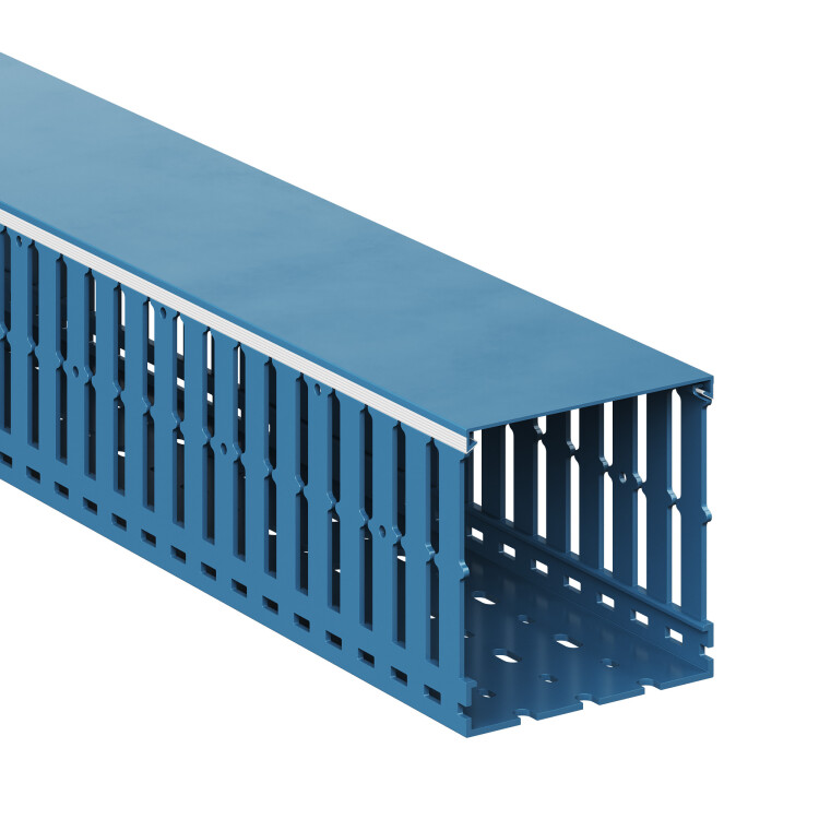 DKC Короб перфорированный, синий RL12 100x100 (00271RL) превью в интернет-магазине электрики Форум Электро в Москве