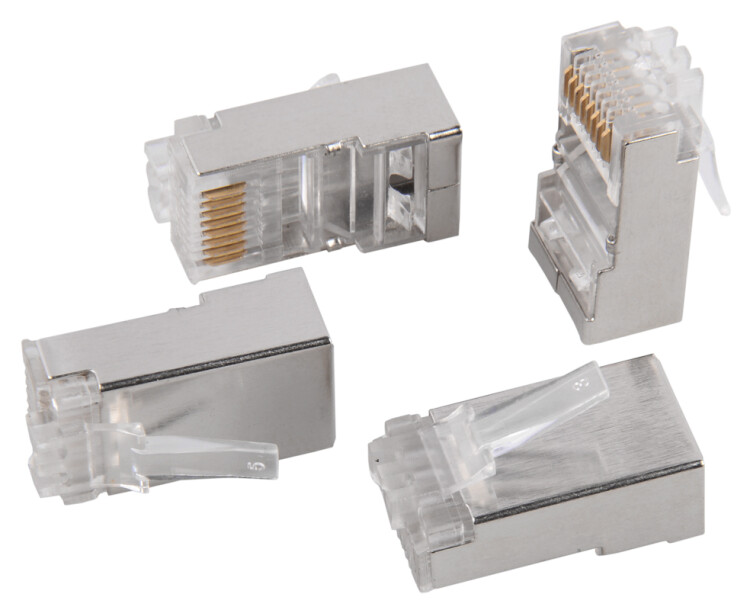 IEK ITK Разъём RJ-45 FTP для кабеля кат.5Е (CS3-1C5EF) превью в интернет-магазине электрики Форум Электро в Москве