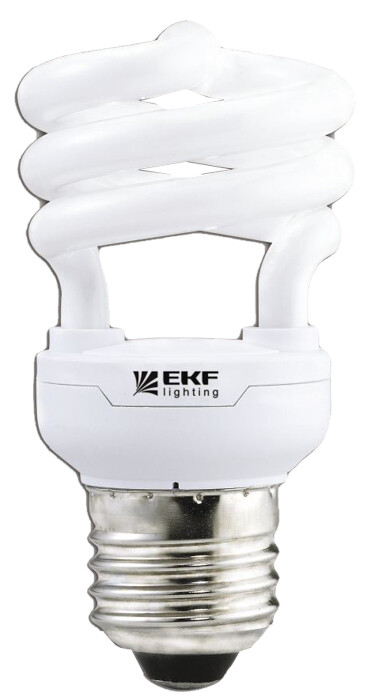 EKF Лампа энергосберегающая FSI-спираль 11W 4200K E27 12000h Simple (FSI-T2-11-842-E27) превью в интернет-магазине электрики Форум Электро в Москве