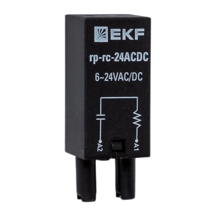 EKF Модуль защитный RC 6-24В AC/DC для промежуточных реле RP AVERES (rp-rc-24ACDC) превью в интернет-магазине электрики Форум Электро в Москве