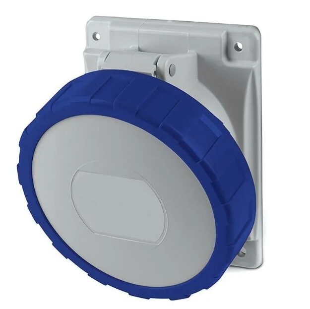DKC Розетка панельная с наклоном артикул DIS4181663 IP67 16А 2P+E 230В (DIS4181663S) превью в интернет-магазине электрики Форум Электро в Москве