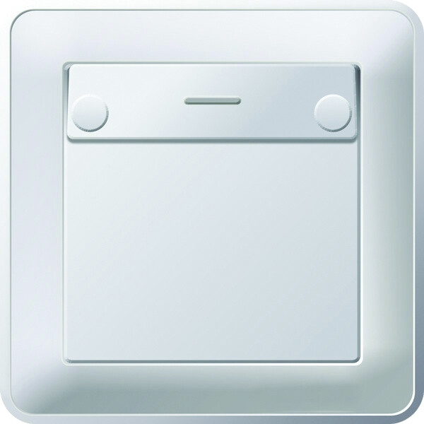 Картинка Systeme Electric Wessen 59 Бел Выключатель карточный 16А (в сборе, с рамкой) (VS616-051-18) в интернет-магазине Форум Электро в Москве