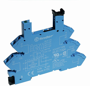 Finder Розетка с безвинтовыми клеммами (с пружинным зажимом) (93517024) превью в интернет-магазине электрики Форум Электро в Москве