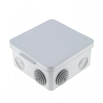 EKF PROxima Коробка распаячная КМР-030-031 с крышкой наружная (80х80х50) 7 мембранных вводов IP54 (plc-kmr-030-031) превью в интернет-магазине электрики Форум Электро в Москве